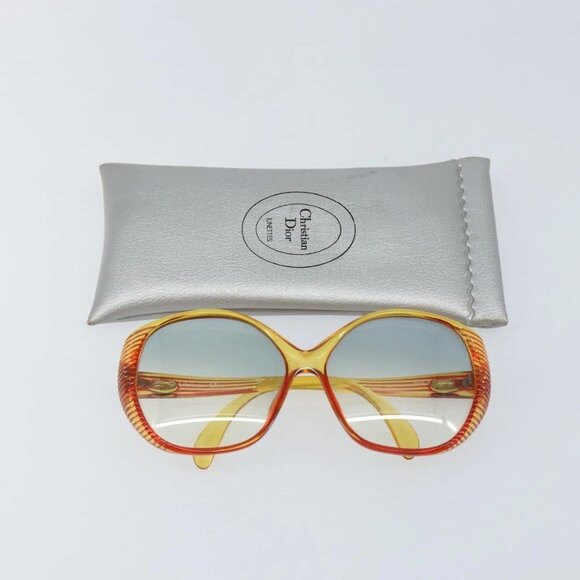 Christian Dior Sunglasses Plastic Orange Auth SW1667 main image 7